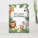 Search for tropical birthday cards Safari