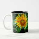 Search for beautiful sunflower mugs Yellow