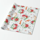 Search for unicorn christmas wrapping paper Red