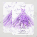 Search for purple dress invitations Butterflies