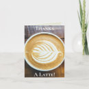 Search for a latte thank you cards Espresso