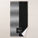 Search for black and silver bath towels Elegant