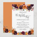 Search for burnt orange gold wedding invitations Trendy