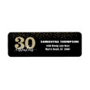 Search for 30 return address labels Birthday
