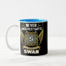 Search for swan mugs Never underestimate