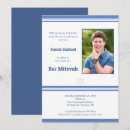 Search for photo bar bat mitzvah invitations Blue