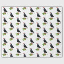 Search for evergreen wrapping paper Bird