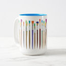 Search for paint brush mugs Artist
