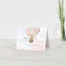 Search for gender reveal thank you cards Blue or pink