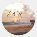 Search for sunset beach wedding stickers Summer