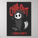 Search for scary halloween party posters Black
