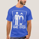 Search for game over wedding tshirts Cute