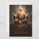 Search for funny yoga seasonal cards Santa claus