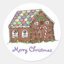 Search for candy house stickers Xmas