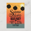 Search for summer night party invitations Beach