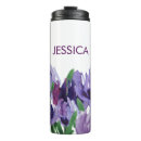 Search for purple flower travel mugs Tulip