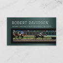 Search for horse trainer business cards Racing