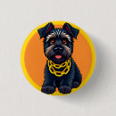Search for dog wearing badges Illustration