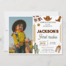 Search for my rodeo 1st birthday invitations Saddle up