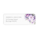 Search for lavender wedding return address labels Floral