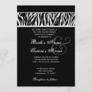 Search for zebra wedding invitations Jungle