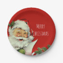 Search for vintage santa claus plates Winter