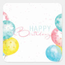 Search for bright happy birthday stickers Modern