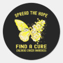 Search for childhood cancer cure stickers Hope