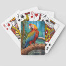 Search for parrot playing cards Colourful