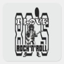 Search for retro music stickers Rock and roll
