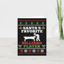 Search for billiard christmas cards Billiards club