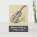 Search for violin birthday cards Vintage