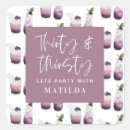Search for 30th birthday party stickers Girly