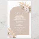 Search for boho wedding menus Modern