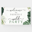Search for tropical banners First birthday