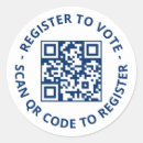 Search for voter registration stickers Political