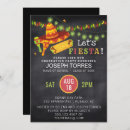 Search for mexican fiesta graduation invitations Chalkboard