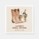 Search for cowboy boots napkins Bridal shower