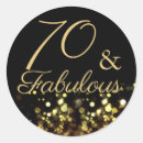Search for 70 and fabulous stickers Elegant