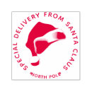 Search for north pole delivery rubber stamps Merry christmas