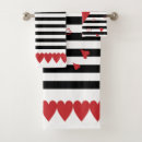 Search for red heart bath towels Stylish