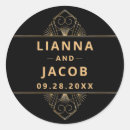 Search for gatsby wedding stickers Vintage