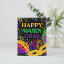 Search for feather mask postcards Black