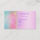 Search for new address business cards Contact