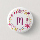 Search for flower monogram badges Floral