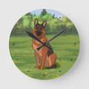 Search for german shepherd clocks Pets