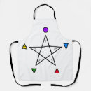 Search for wicca aprons Pentagram