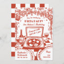Search for adult pizza party invitations Italian