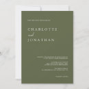 Search for dark green wedding invitations Winter