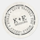 Search for map wedding stickers Travel